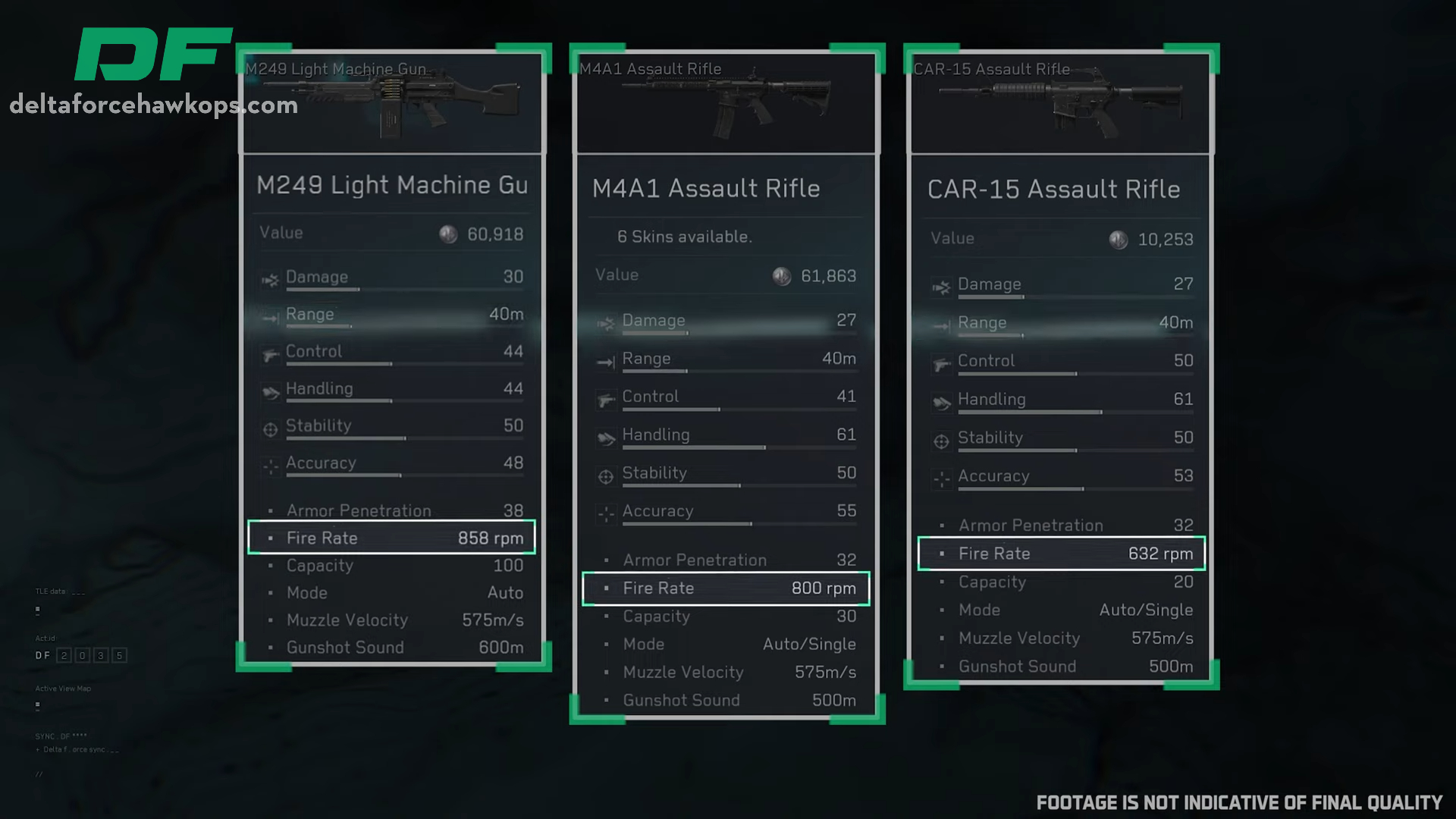 m249 m4a1 car 15